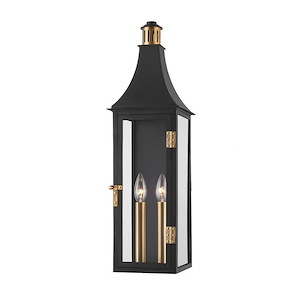 Wes - 2 Light Wall Sconce-23.75 Inches Tall and 7 Inches Wide