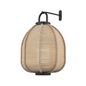 Maltby - 8W 1 LED Large Hook Wall Sconce-15.25 Inch Tall and 15 Inch Wide - 1430904