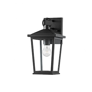 Soren - 1 Light Outdoor Wall Mount In Transitional Style-14 Inches Tall and 7.5 Inches Wide