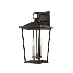 Soren - 2 Light Outdoor Wall Mount In Transitional Style-19.5 Inches Tall and 9.5 Inches Wide