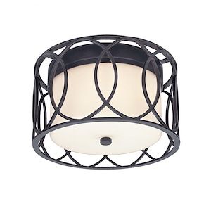 Sausalito-2 Light Flush Mount-12.25 Inches Wide by 7.5 Inches High