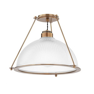 Glint - 1 Light Semi-Flush Mount-13 Inches Tall and 17.75 Inches Wide