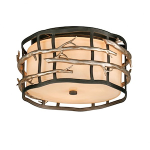 Adirondack-2 Light Flush Mount-13 Inches Wide by 7 Inches High