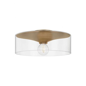 Killian - 1 Light Flush Mount-6.5 Inch Tall and 16 Inch Wide