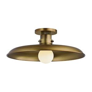 Rainhill - 1 Light Flush Mount-7 Inch Tall and 16 Inch Wide - 1431527