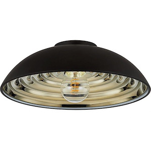 Eclipse - 1 Light Flush Mount In Modern Style-6 Inches Tall and 16.25 Inches Wide - 1328790