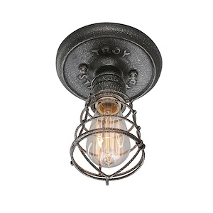 Conduit-1 Light Small Flush Mount-6 Inches Wide by 8.25 Inches High - 437222