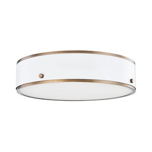Eli - 12W 1 LED Large Flush Mount-3.5 Inches Tall and 16 Inches Wide - 1157969