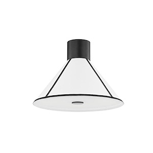 Forrest - 1 Light Semi-Flush Mount-13.25 Inches Tall and 18 Inches Wide