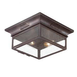 Newton - 2 Light Flush Mount-12.75 Inches Tall and 12.75 Inches Wide