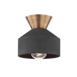 Covina - 1 Light Flush Mount-7.75 Inches Tall and 7.75 Inches Wide - 1280133
