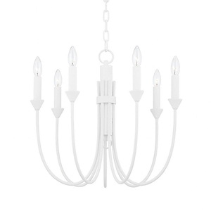Cate - 7 Light Chandelier In Transitional Style-19.25 Inches Tall and 21.5 Inches Wide - 1099537