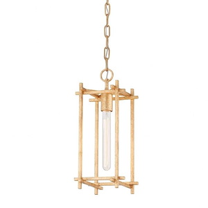 Huck - 1 Light Pendant In Global Style-17.5 Inches Tall and 7.25 Inches Wide