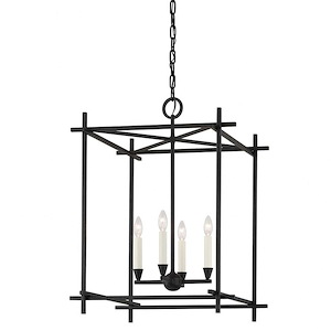 Huck - 4 Light Pendant In Global Style-29.75 Inches Tall and 22 Inches Wide - 1107494