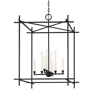 Huck - 8 Light Pendant In Global Style-39 Inches Tall and 29.75 Inches Wide