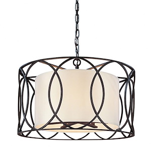 Sausalito-5 Light Pendant-25 Inches Wide by 16.5 Inches High - 1297945