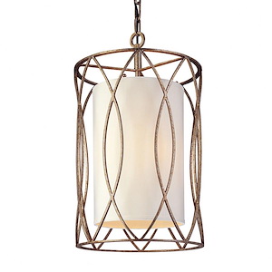 Sausalito-3 Light Small Pendant-13 Inches Wide by 22 Inches High