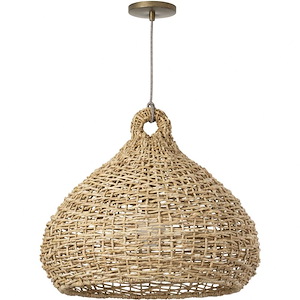 Lechlan - 1 Light Pendant-19 Inches Tall and 22.5 Inches Wide