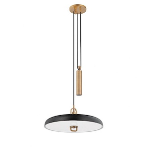 Plummet - 20W 1 LED Pendant-8 Inches Tall and 18 Inches Wide