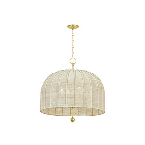 Lonnie - 6 Light Pendant-28 Inch Tall and 28 Inch Wide - 1431531