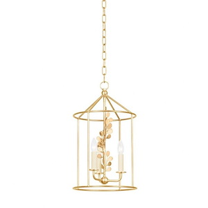 Adrienne - 3 Light Lantern-21 Inches Tall and 11.5 Inches Wide - 1296125
