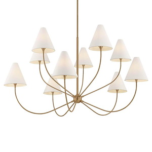 Evermore - 10 Light Chandelier-32.75 Inch Tall and 59.75 Inch Wide - 1387540