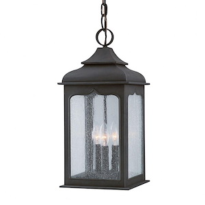 Henry Street - Three Light Outdoor Hanging Lantern - 1314279