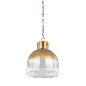 Beryl - 1 Light Pendant-19 Inches Tall and 15.75 Inches Wide - 1296041
