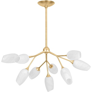 Aldean - 9 Light Chandelier-15.25 Inches Tall and 34 Inches Wide - 1328809