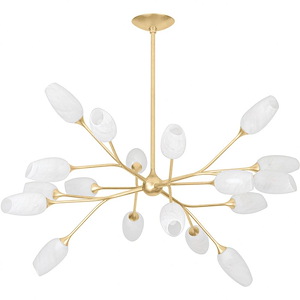 Aldean - 18 Light Chandelier-24.5 Inches Tall and 44 Inches Wide