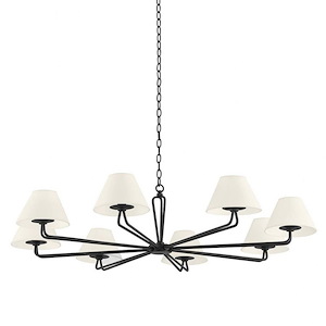 Ozias - 8 Light Chandelier In Contemporary Style-11.5 Inches Tall and 50 Inches Wide