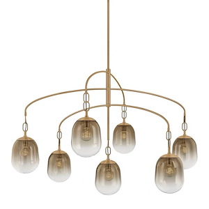 Harvey - 7 Light Chandelier-38.5 Inch Tall and 59 Inch Wide