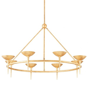 Cecilia - 8 Light Chandelier In Modern Style-35 Inches Tall and 47 Inches Wide