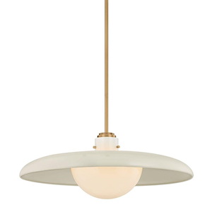 Gustavo - 1 Light Pendant-10.75 Inch Tall and 28 Inch Wide - 1395198