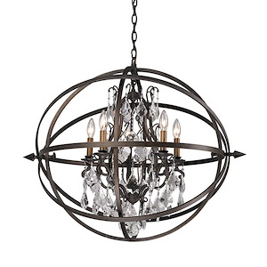 Byron-5 Light Large Chandelier-26.25 Inches Wide by 27.25 Inches High