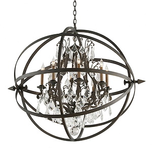 Byron-8 Light Extra Large Chandelier-41.5 Inches Wide by 41.5 Inches High