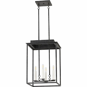 Hart - 4 Light Lantern-22.5 Inches Tall and 16.25 Inches Wide