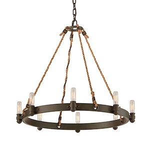 Pike Place-8 Light Medium Pendant-25 Inches Wide by 23 Inches High - 313811