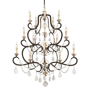 Bordeaux-15 Light Large Chandelier-43 Inches Wide by 53.25 Inches High
