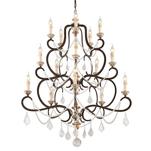 Bordeaux - 15 Light Chandelier-51.5 Inches Tall and 43 Inches Wide