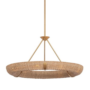 Floyd - 9 Light Chandelier-18.25 Inch Tall and 36 Inch Wide - 1395080