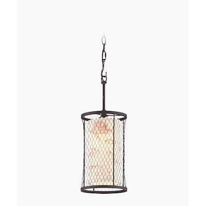 Catch N Release-1 Light Mini-Pendant-7.5 Inches Wide by 12.5 Inches High