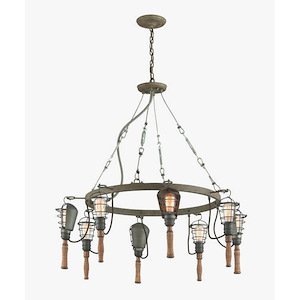 Yardhouse-8 Light Large Pendant-36.75 Inches Wide by 40.5 Inches High