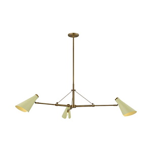 Andersen - 3 Light Chandelier-18.5 Inch Tall and 50.25 Inch Wide - 1431550