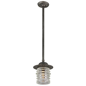Watson-1 Light Outdoor Large Pendant-10.5 Inches Wide by 13.5 Inches High