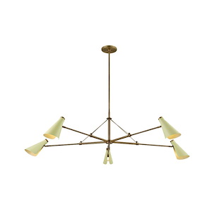 Andersen - 5 Light Chandelier-21 Inch Tall and 69.25 Inch Wide - 1431551