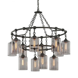 Gotham-12 Light Large Pendant-38.25 Inches Wide by 38 Inches High - 1317271