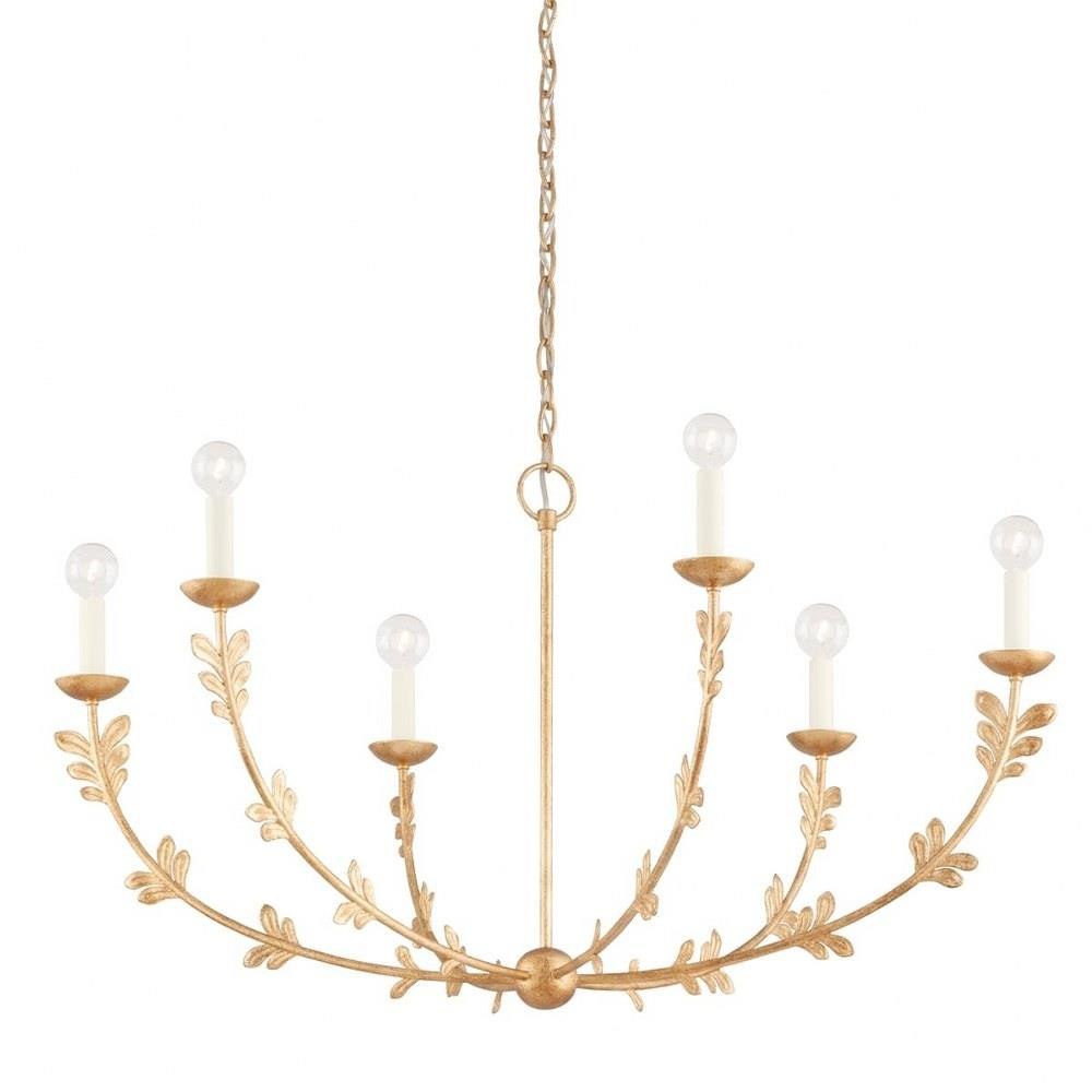 Troy Lighting - - Florian - 6 Chandelier In Whimsical Style-22 Inches Tall and 40 Inches Wide