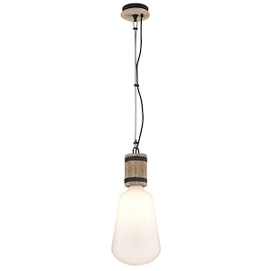 Fulton-1 Light Medium Pendant-9.5 Inches Wide by 20.75 Inches High - 515963