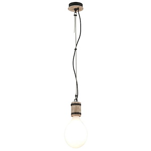 Fulton-1 Light Small Pendant-7 Inches Wide by 15 Inches High - 515961